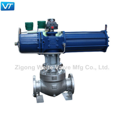 calidad  Petroleum Gas Emergency Shutdown Valve API 6D Pneumatic ESD Valve fábrica