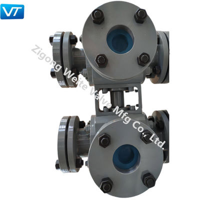 calidad  VT Natural Gas Pipeline Fast Discharge Quick Shutdown Double Ball Valves fábrica