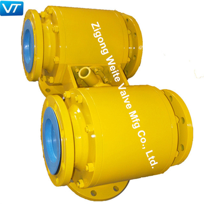 Vávula de bola de flotación del reborde de ASME