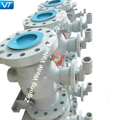 La vávula de bola completamente soldada con autógena de 16 pulgadas ensanchó sello combinado capo