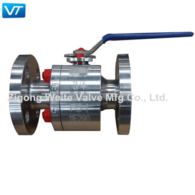 Vávula de bola ensanchada de acero inoxidable de la presión baja CF3M Fire Safe Design de la vávula de bola de API6D