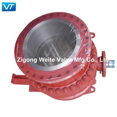 Vávula de bola ensanchada de acero de carbono de ASME B16.10 WCB pulgada grande de la talla 30