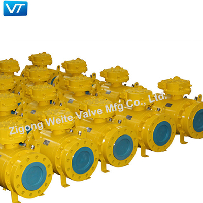 Vávula de bola de acero de carbono de WCC API 6D 600LB