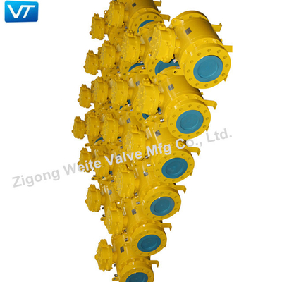 Vávula de bola de acero de carbono de WCC API 6D 600LB