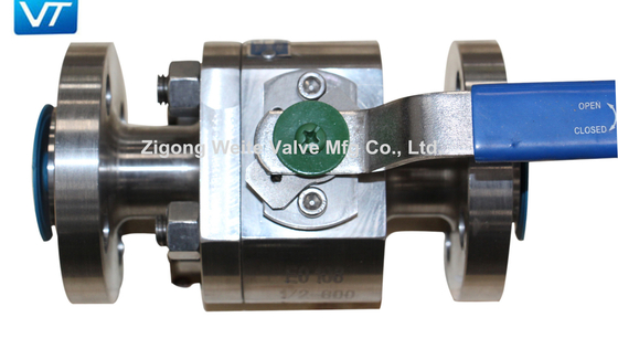 600lb flotante 6FA API Fire Safe Valve 0,5&quot; palanca actuada con la fijación del dispositivo