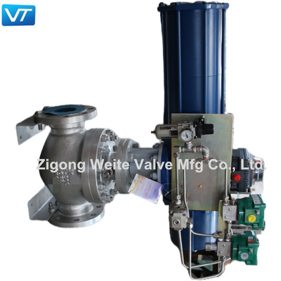 4&quot; 300LB transporte del gas de aceite del agua del actuador neumático de la válvula del cierre del cuerpo CF3 SDV