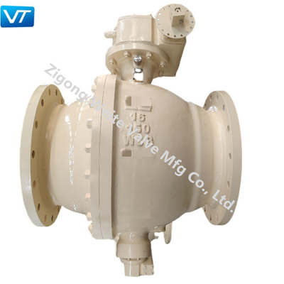 Vávula de bola del muñón del doble del API 6D 16&quot; 150LB ASME B31.4 ASME B 31,8