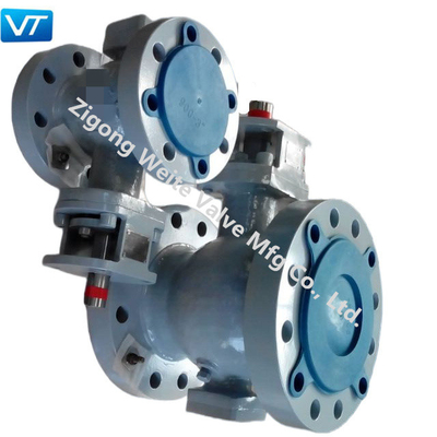 Tipo vávula de bola DN 300 solo Seat de la muesca del OEM API 6D V sellado